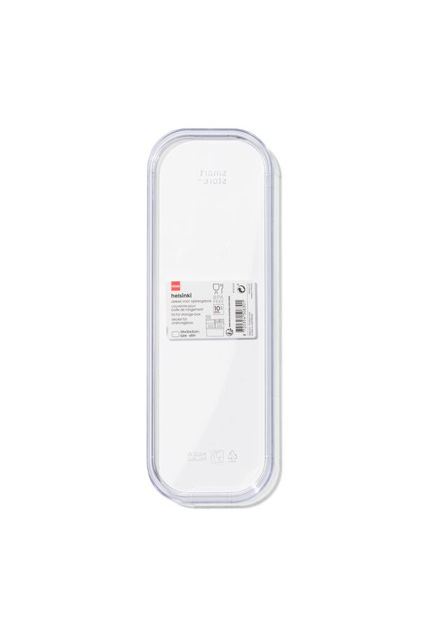 couvercle 29 x 9 bo&icirc;te de rangement Helsinki transparente couvercle 29 x 9 - 2000000303 - HEMA