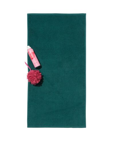 serviette de bain 2&egrave;me vie coton recycl&eacute; vert - 2000000381 - HEMA