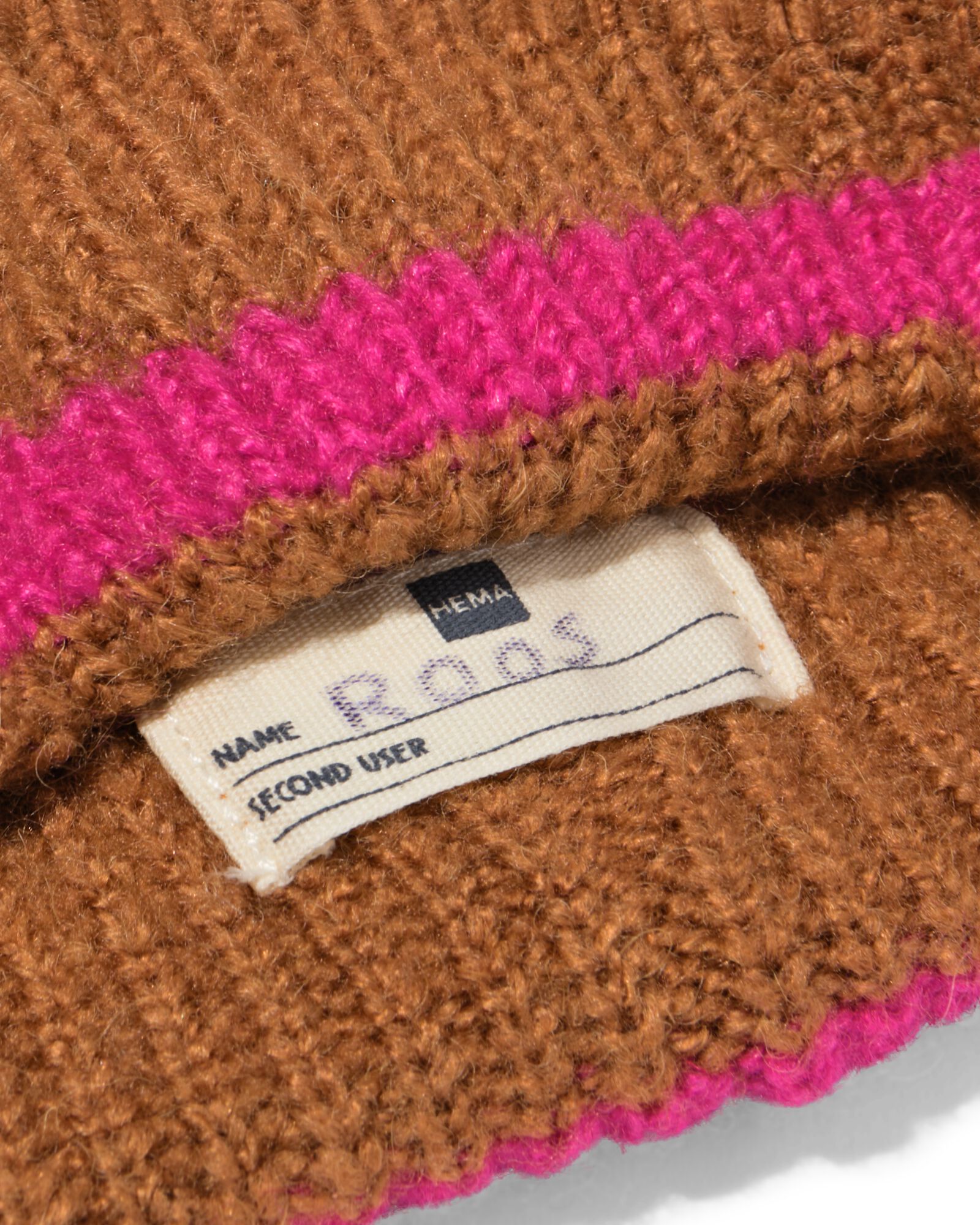 bonnet enfant rayures taupe taupe - 16700280TAUPE - HEMA