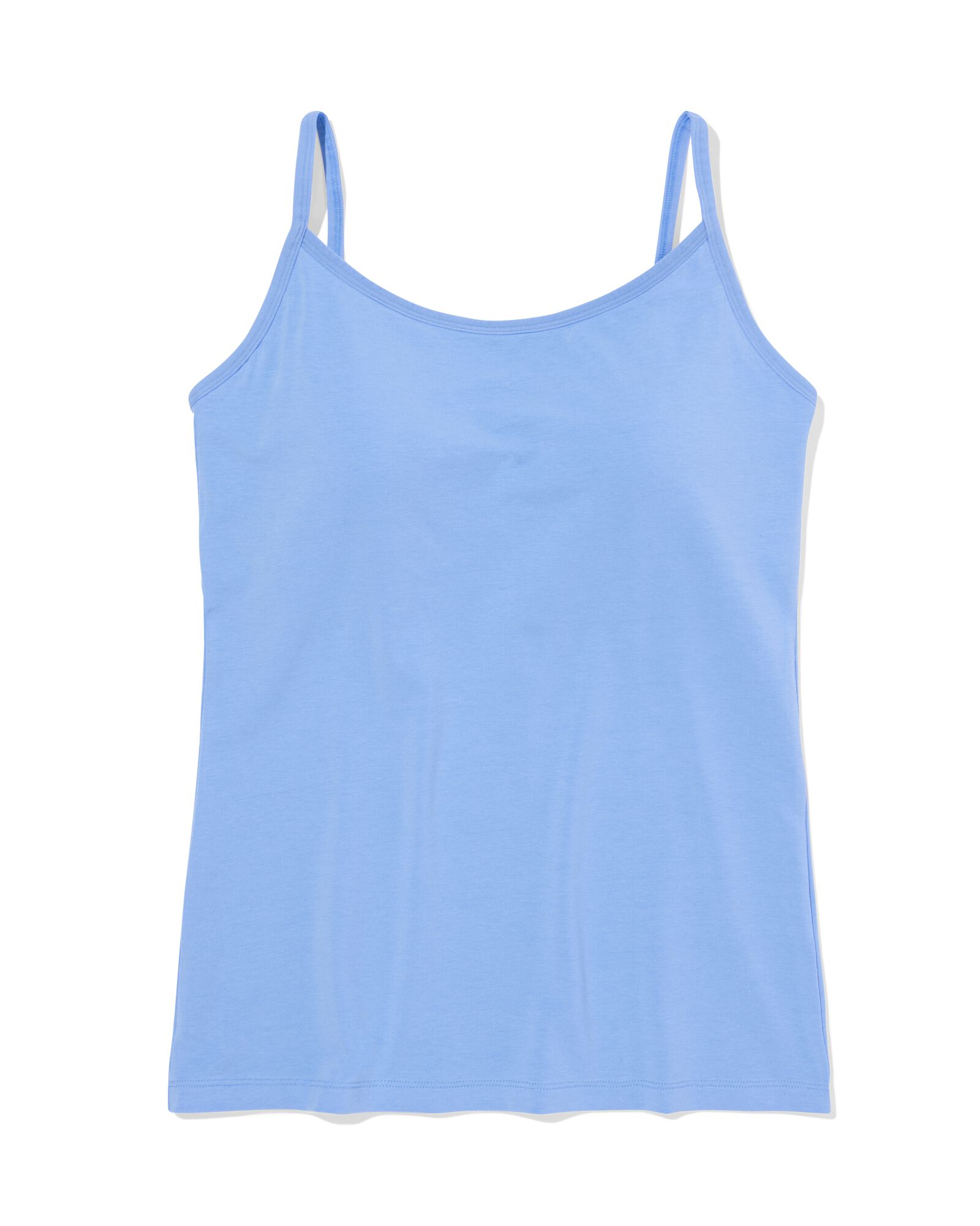 Damen-BH-Hemd mit integrierten Cups blau blau - 19603135BLUE - HEMA