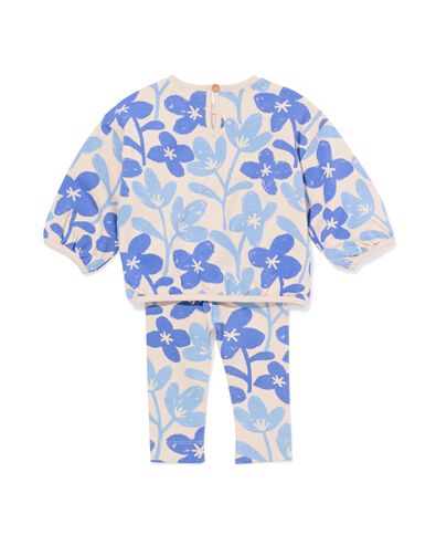 Baby-Bekleidungsset, Blumen blau - 33026070BLUE - HEMA