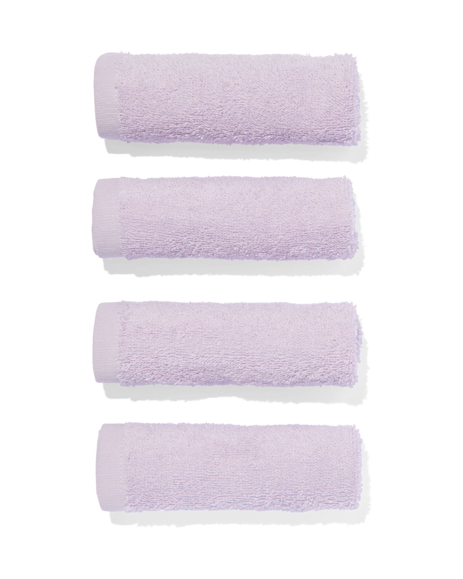 serviettes de bain - qualit&eacute; &eacute;paisse lilas d&eacute;barbouillettes 30 x 30 - 5245411 - HEMA