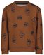kinder sweater met wasberen braun braun - 1000029098 - HEMA