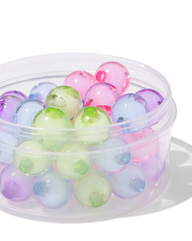 Schachtel mit Perlen, rund, bunt - 15900551 - HEMA