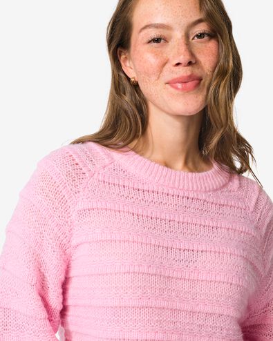 damestrui Hella rib lila - 36204450LILAC - HEMA