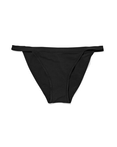 Damentanga aus Mikrofaser schwarz schwarz - 21900126BLACK - HEMA