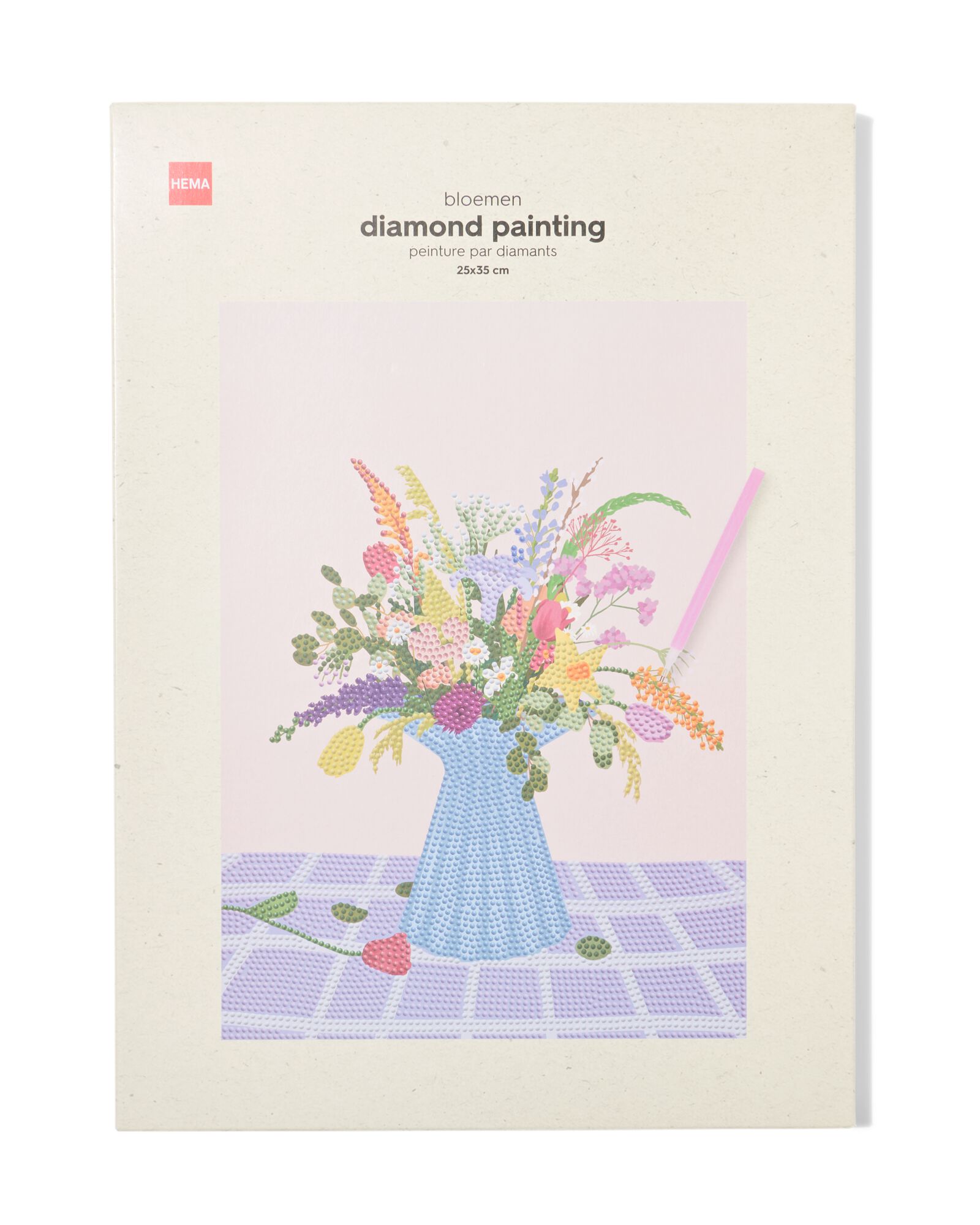 Diamond Painting, 30 &times; 40 cm, Blumen - 60702803 - HEMA