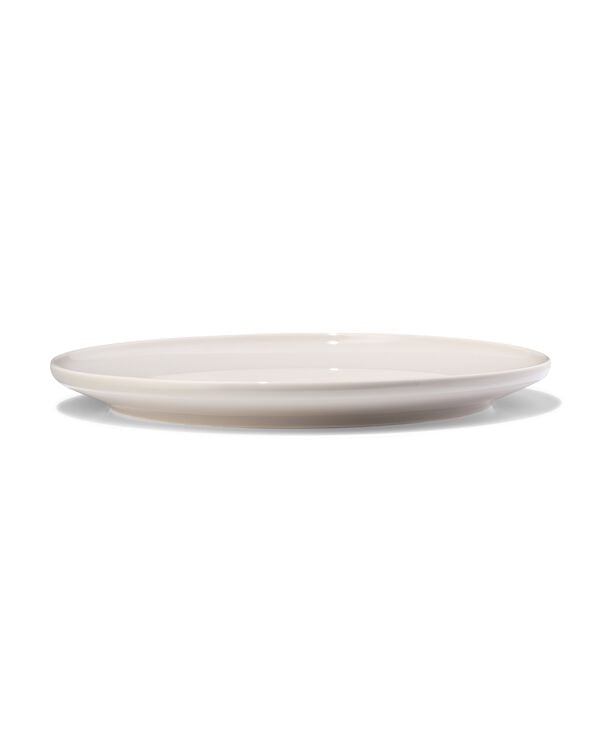 assiette plate ⌀26,5cm Knap new bone china grise - 9650304 - HEMA
