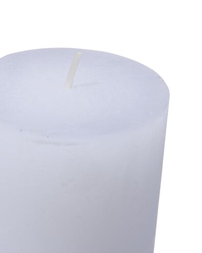 Rustikale Kerze &Oslash; 7 x19 cm, Wei&szlig; wei&szlig; 7 x 19 - 13500816 - HEMA