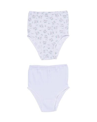 lot de 2 slips femme blanc blanc - 1000002161 - HEMA
