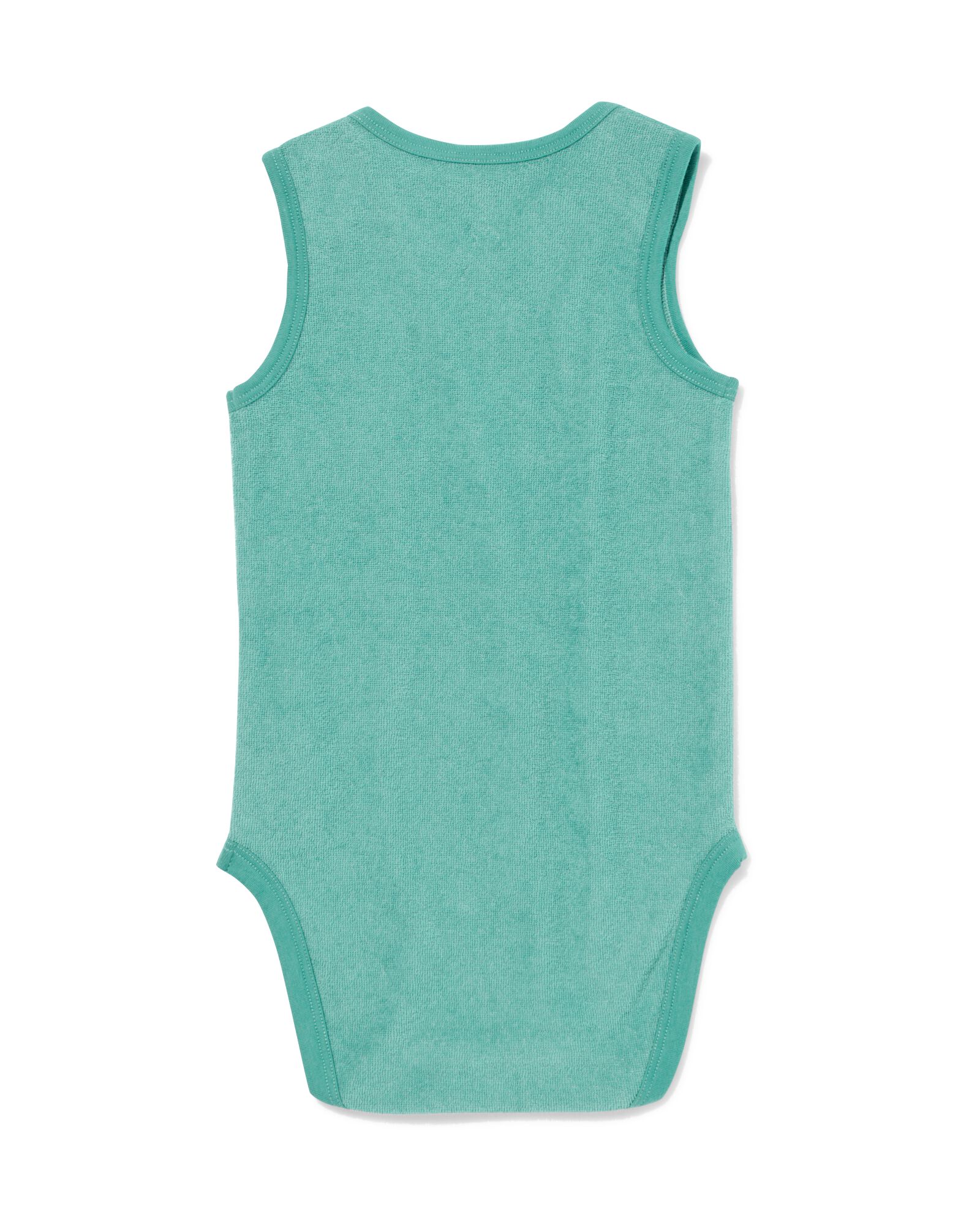 body katoen met stretch  groen - 33397440GREEN - HEMA