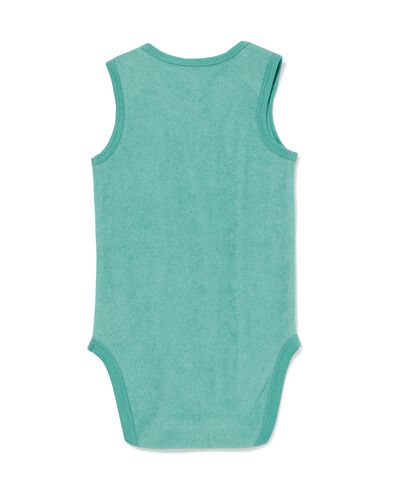 body katoen met stretch  groen - 33397440GREEN - HEMA