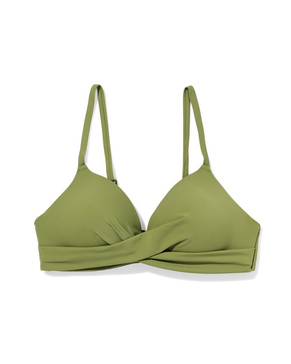 haut de bikini femme Rose vert vert - 22360720GREEN - HEMA