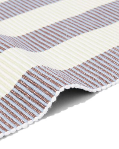 Tischsets 35 &times; 45 cm, Baumwolle, Blau-Braun &ndash; 2 St&uuml;ck - 5300148 - HEMA