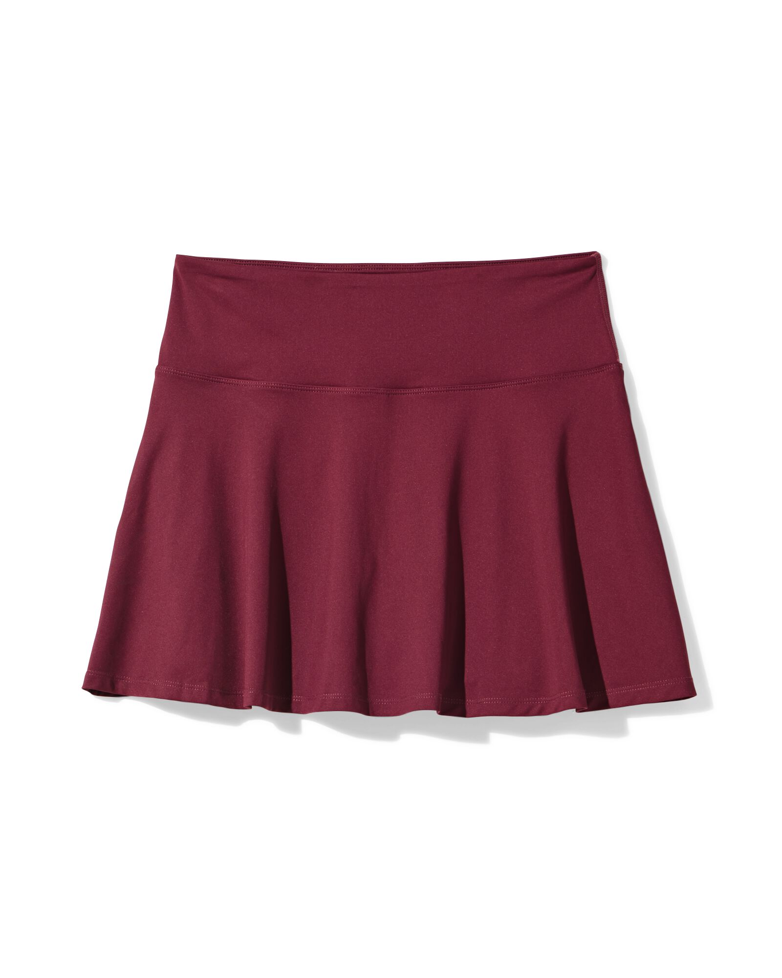 damessportrokje donkerrood donkerrood - 36040416DARKRED - HEMA