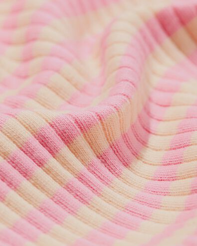 baby T-shirt rib strepen - 2 stuks roze - 33058370PINK - HEMA