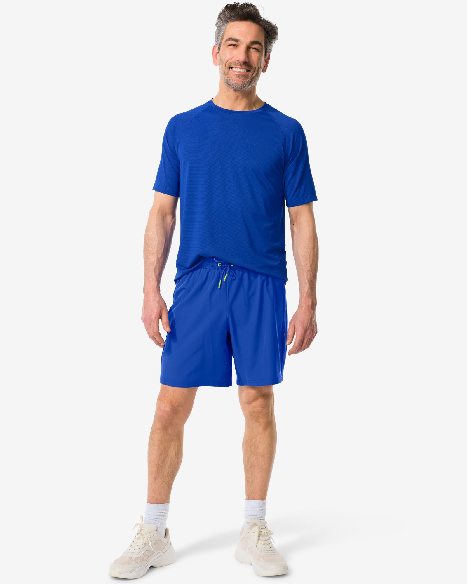kurze Herren-Sporthose blau - 36030425BLUE - HEMA