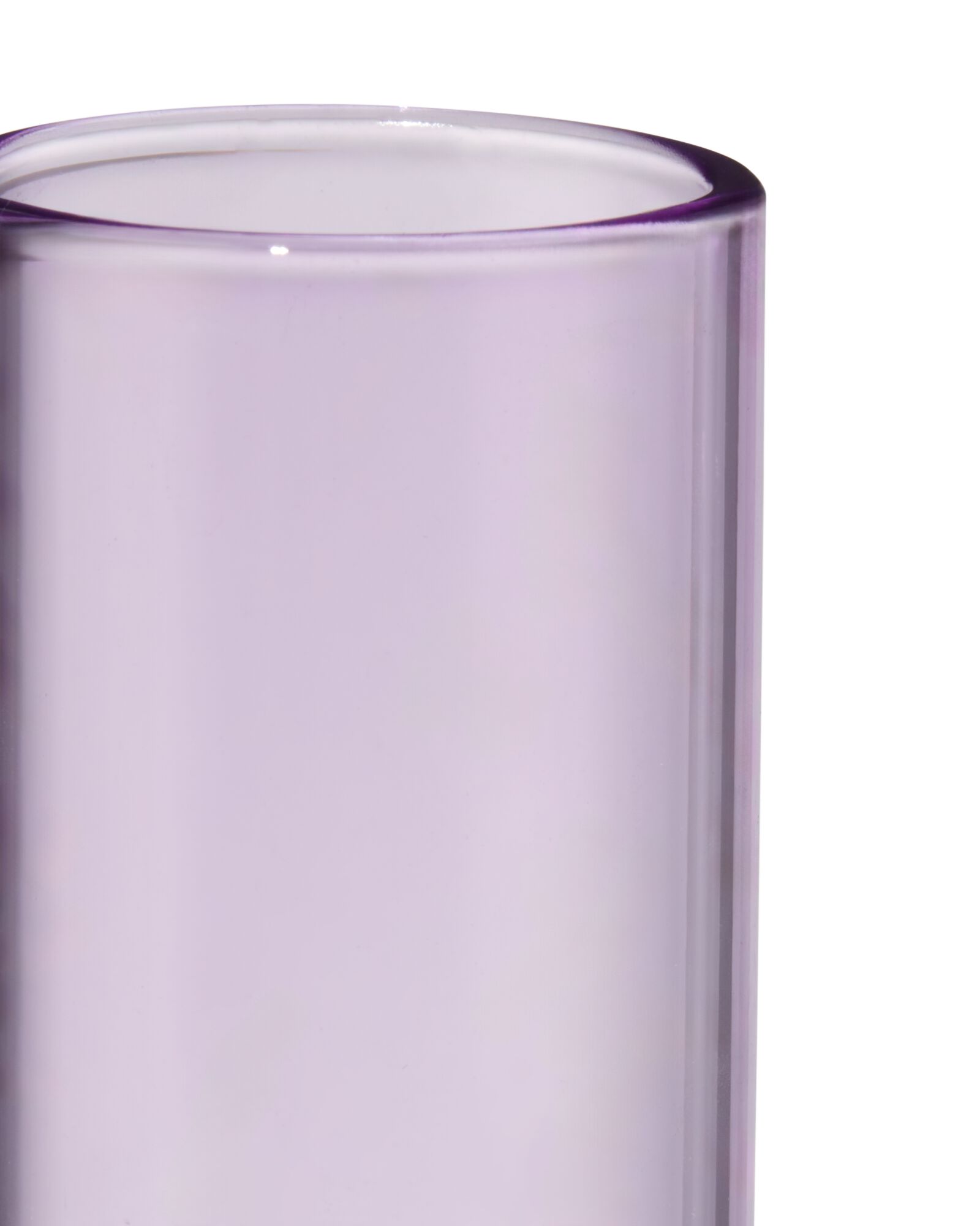 bougeoir en verre S lilas - 13324094 - HEMA