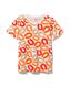 dames t-shirt met glitter rookworsten oranje XL - 36240459 - HEMA
