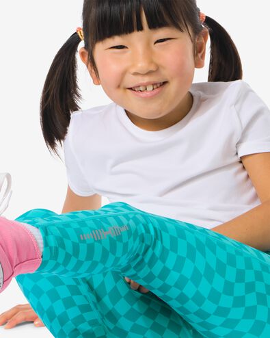 legging de sport enfant turquoise turquoise - 36030256TURQUOISE - HEMA