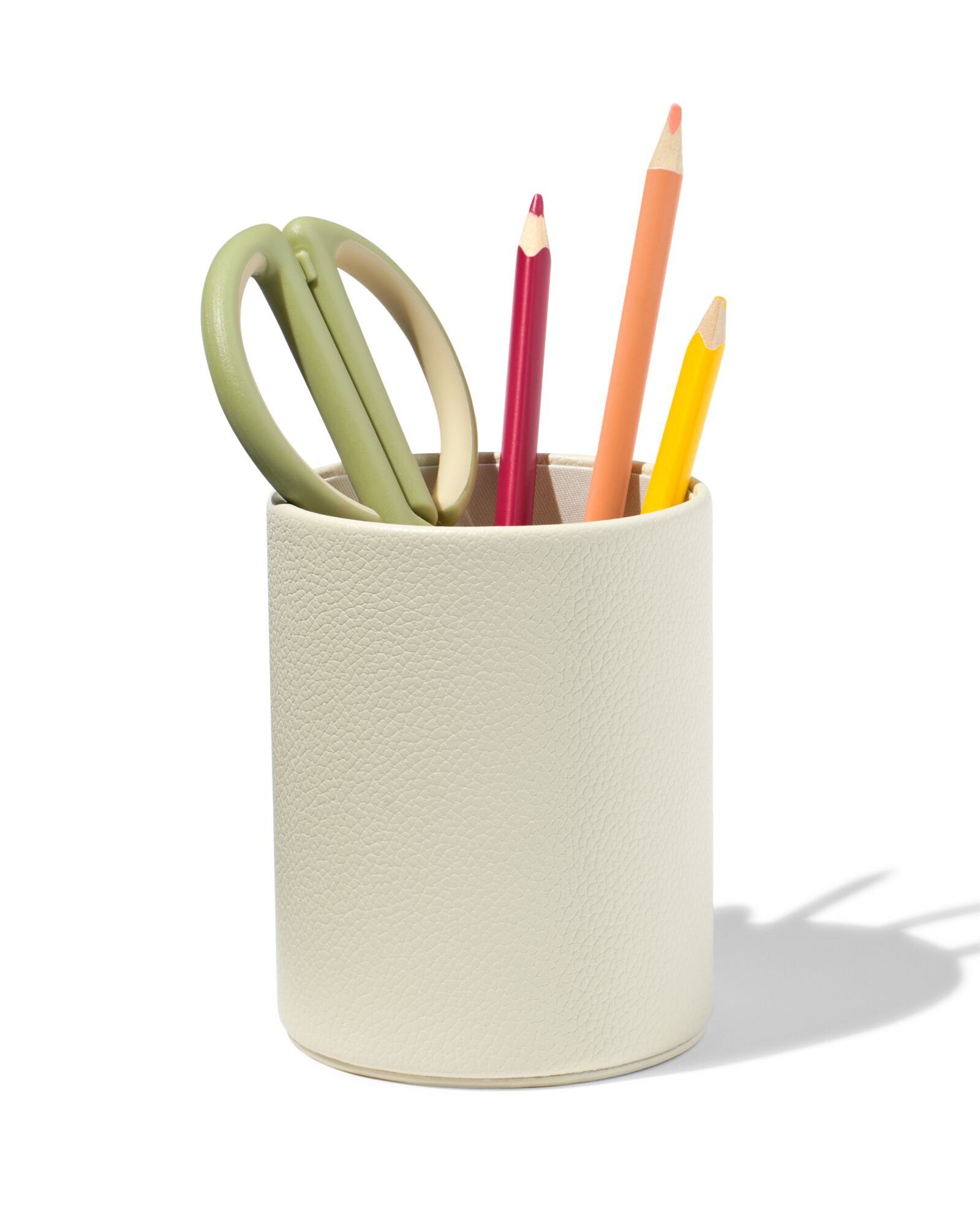 plumier ⌀8,3 x 10,5 cm similicuir - 14800184 - HEMA