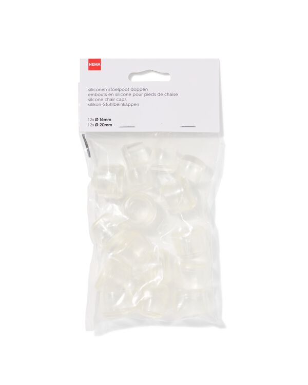 stoelpootdoppen siliconen - 24 stuks - 81000020 - HEMA