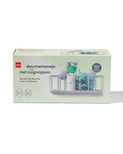Duschkorb mit Saugnäpfen - 80310027 - HEMA