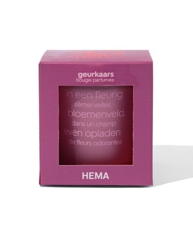 bougie parfum&eacute;e parmi les fleurs - 11380040 - HEMA