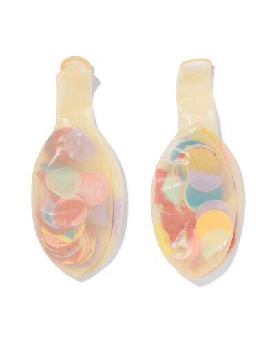 Luftballons XXL, &Oslash; 61 cm, mit Konfetti &ndash; 2 St&uuml;ck - 14250017 - HEMA