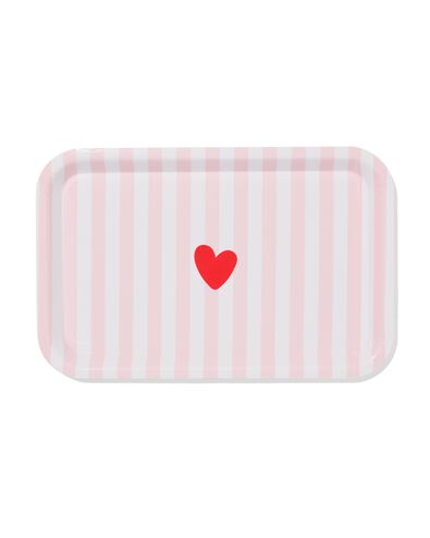 plateau 19x29,5x1,5 cm amour - 60800231 - HEMA