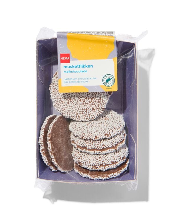 pastilles en chocolat au lait aux perles de sucre 150g - 10350060 - HEMA