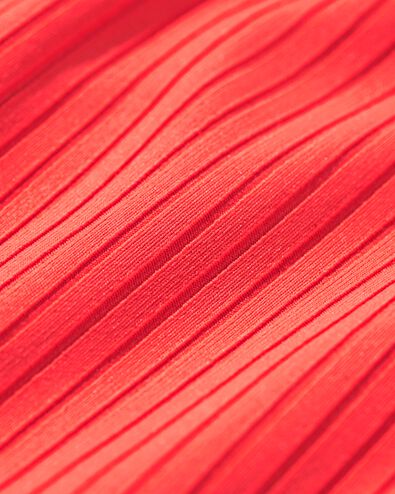 kinderbikini rib  koraal koraal - 22250360CORAL - HEMA