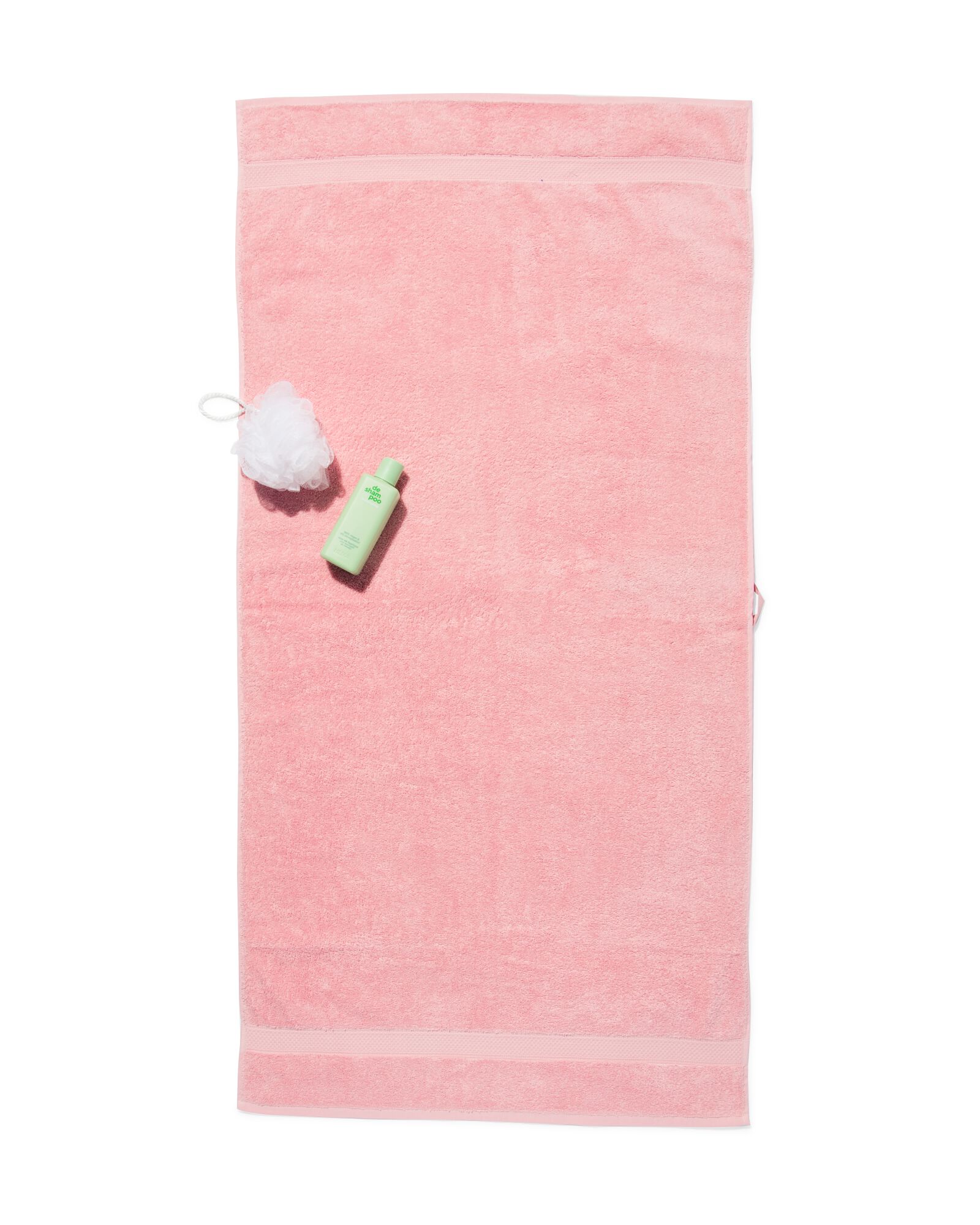 handdoeken - zware kwaliteit lichtroze handdoek 70 x 140 - 5282854 - HEMA
