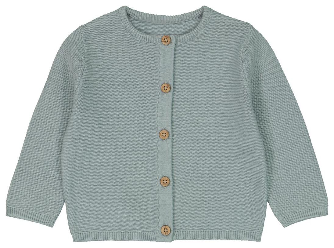 Gilet Bebe En Maille Bleu Hema