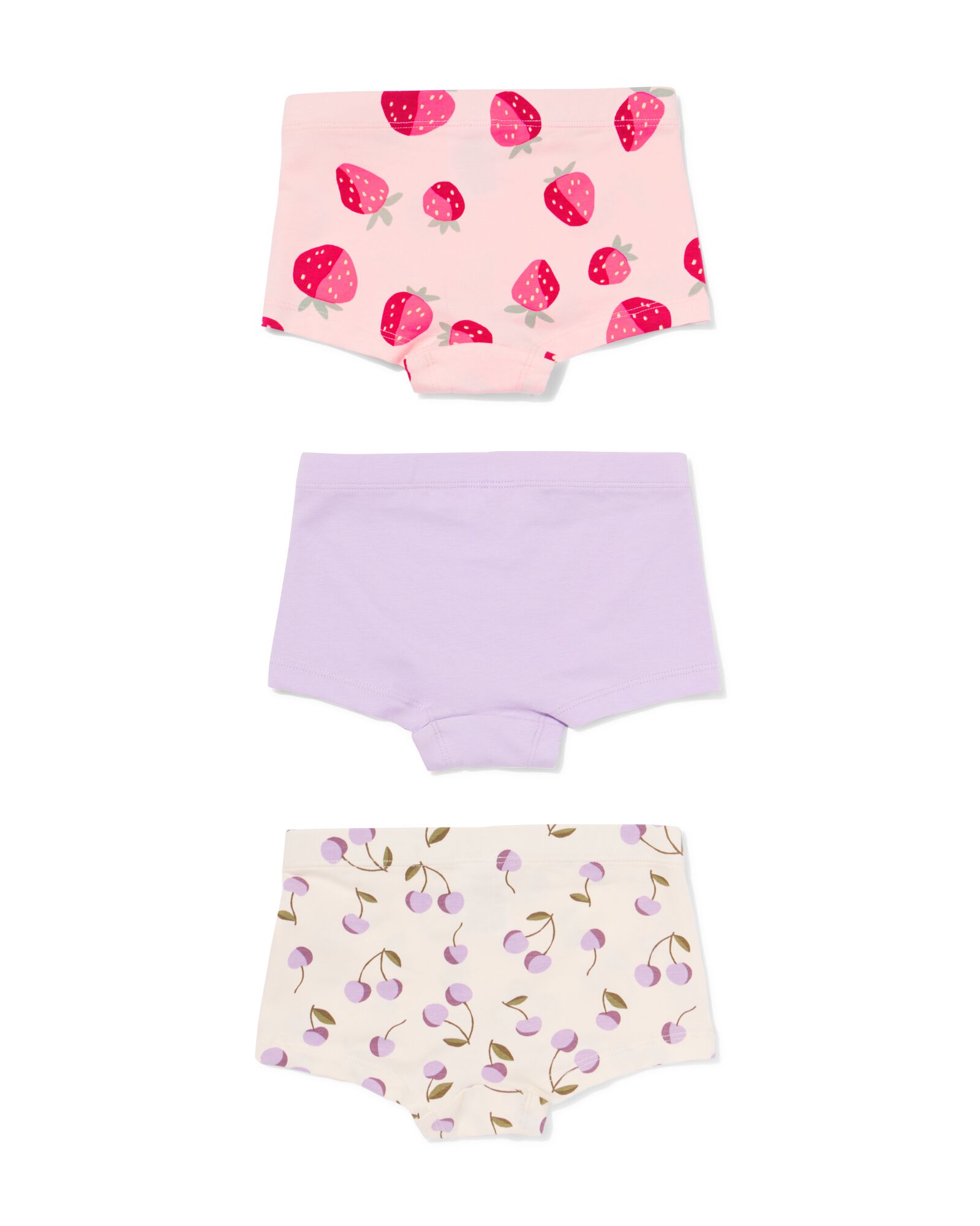 Kinder-Boxershorts Kirschen &ndash; 3 St&uuml;ck rosa rosa - 19301360PINK - HEMA