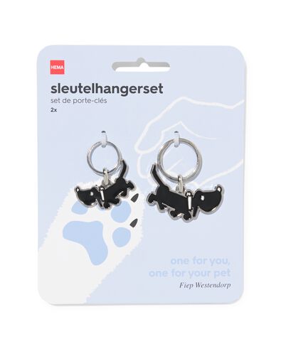 porte-cl&eacute;s Takkie 15 cm - 2 pi&egrave;ces - 61100332 - HEMA