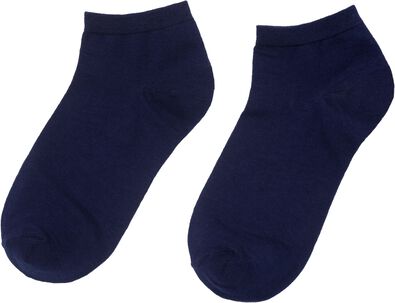 2 paires de chaussettes femme éco bleu foncé bleu foncé - 1000001576 - HEMA