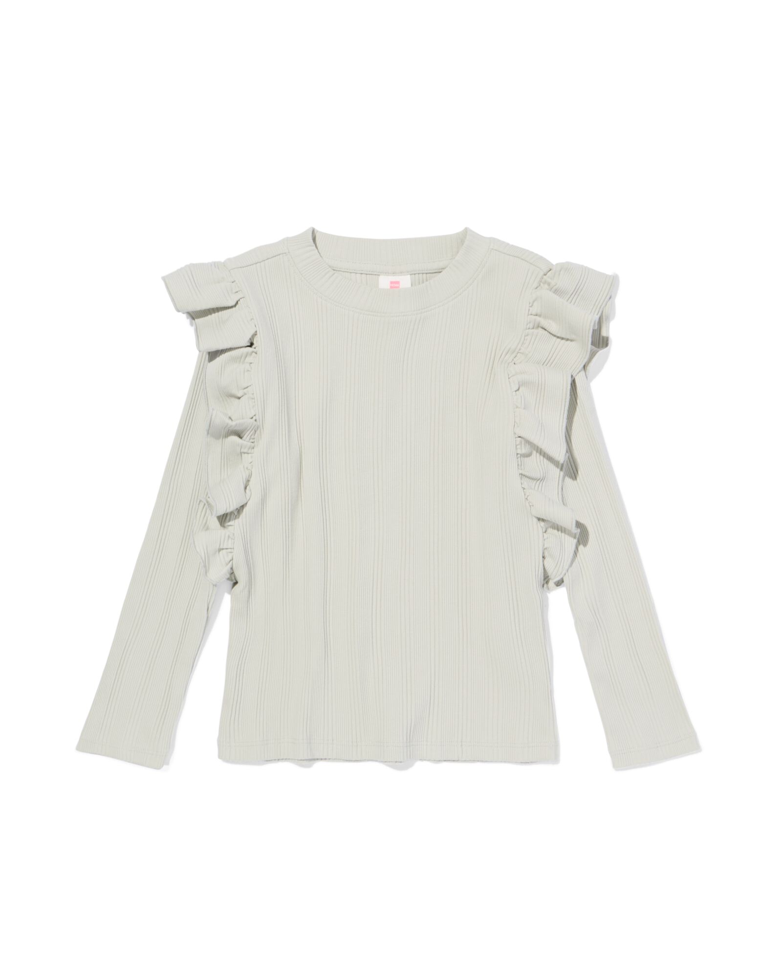 kinder T-shirt rib  groen groen - 30841914GREEN - HEMA