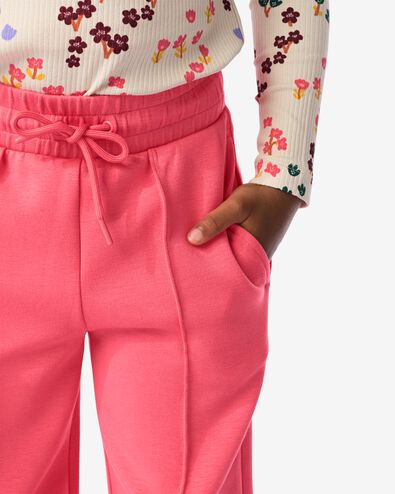 pantalon enfant avec couture d&eacute;corative rose - 30874921PINK - HEMA