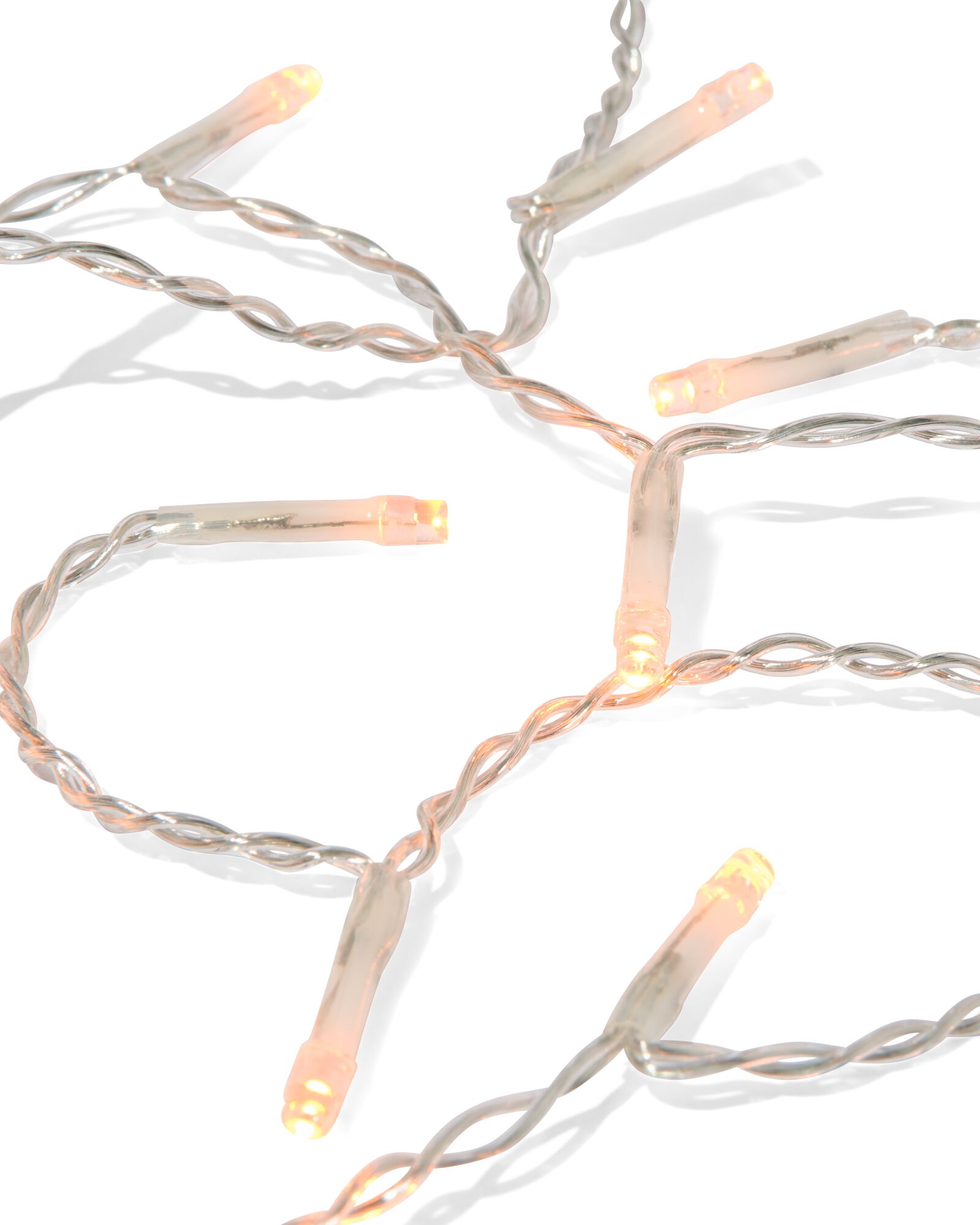 lichtsnoer 12m met 200 LED ijspegels - 25590088 - HEMA