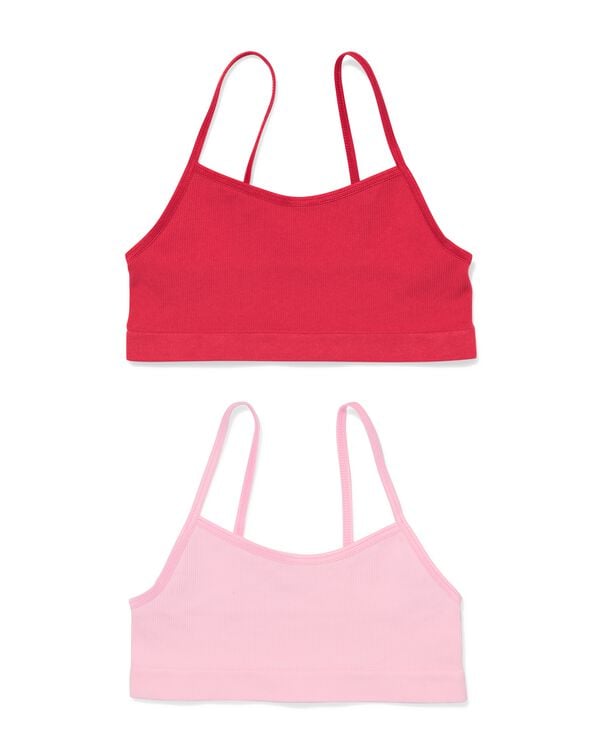 haut enfant sans couture - lot de 2 rose rose - 19360370PINK - HEMA