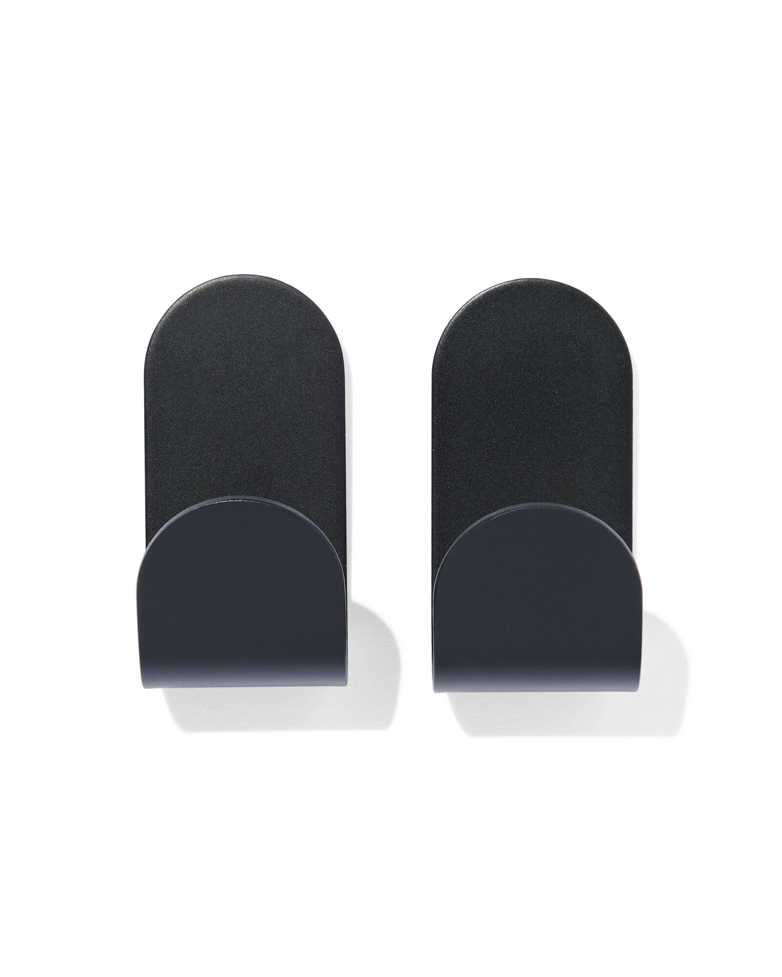 plakhaken rvs zwart 5x2.5 - 2 stuks - 80330142 - HEMA