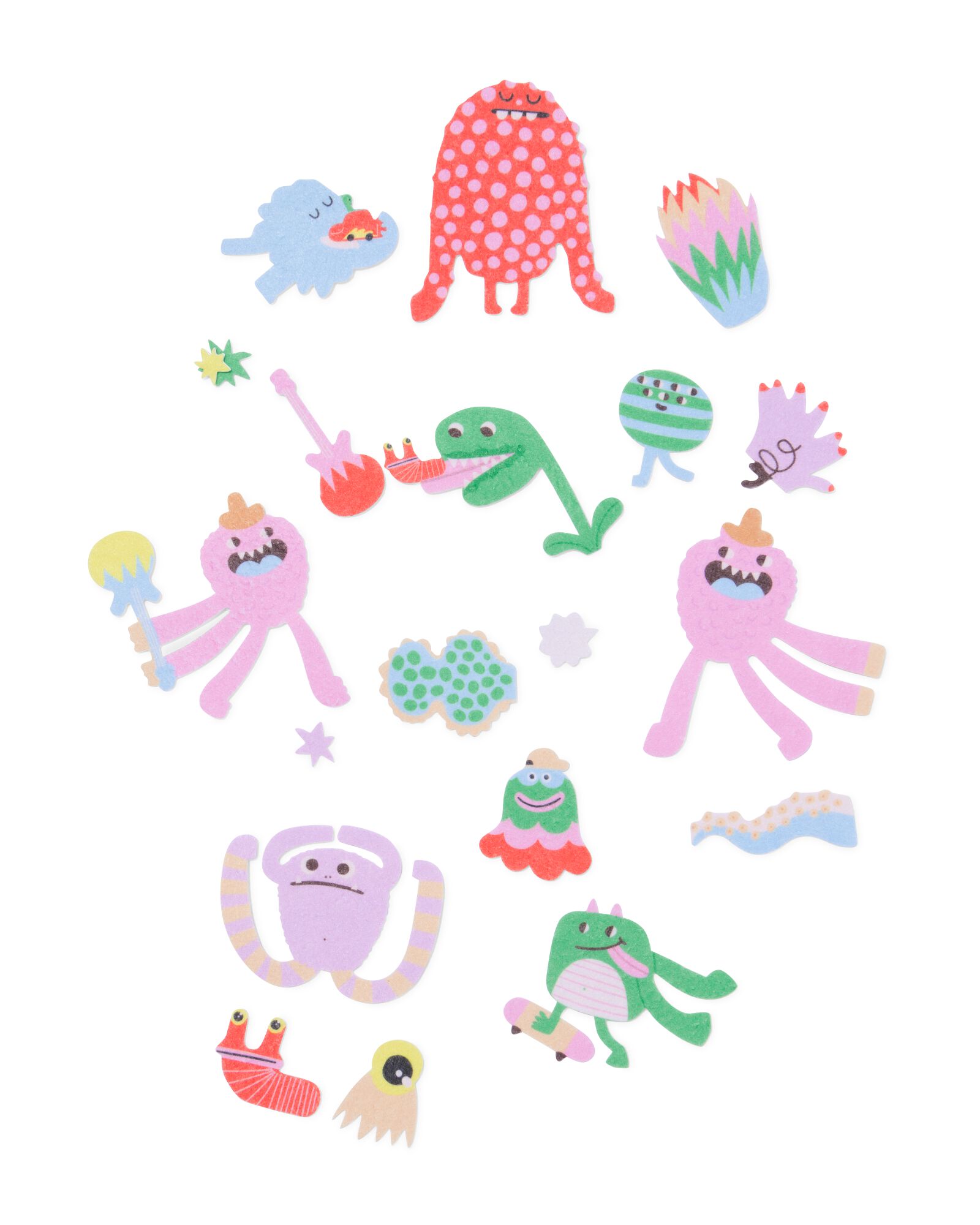 viltstickers monsters - 15900320 - HEMA