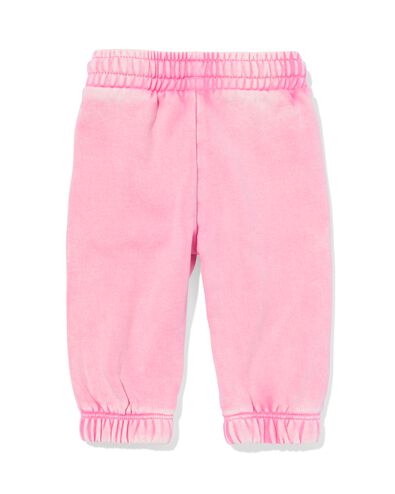 babybroek comfy fit sweatstof roze - 33057470PINK - HEMA