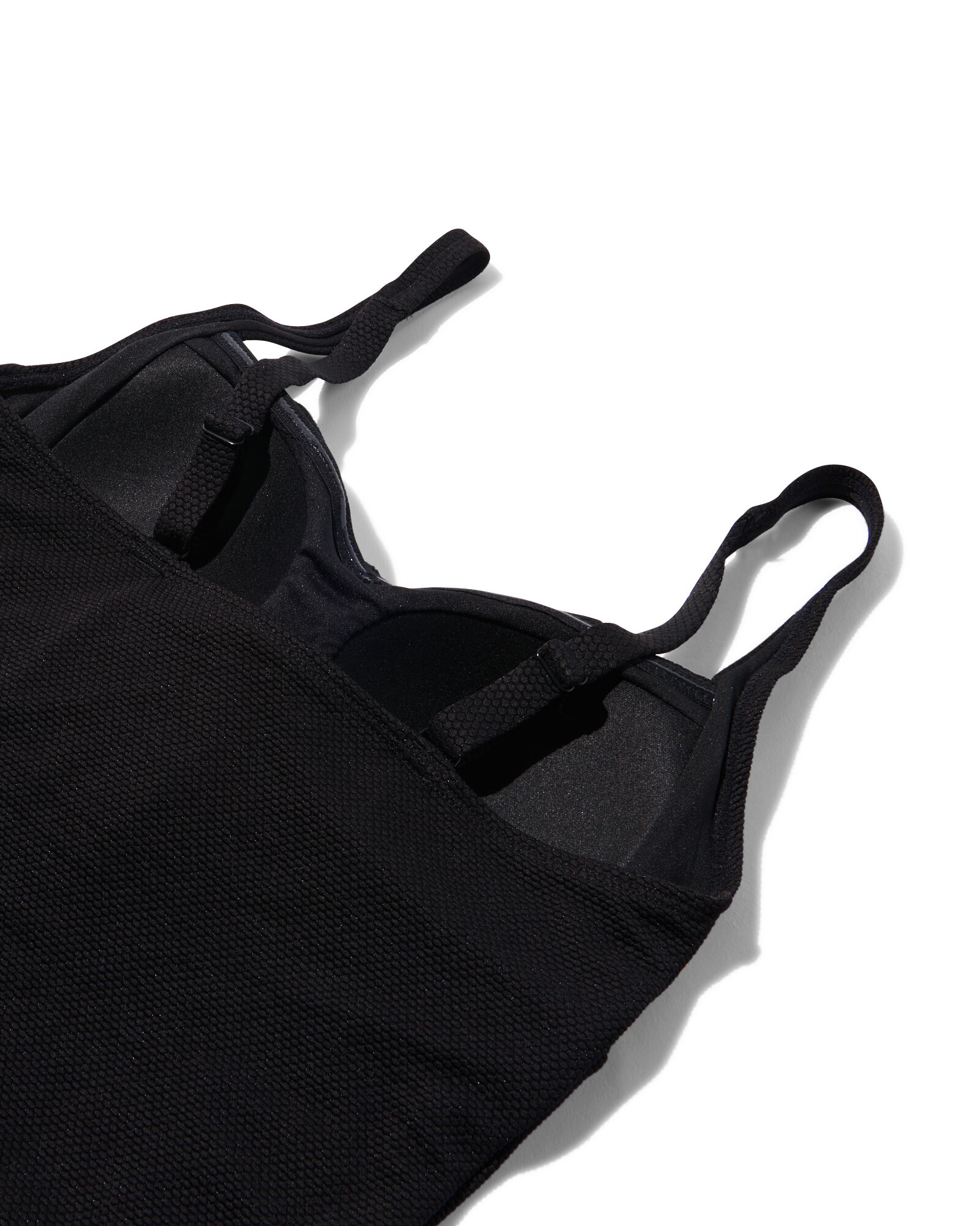 dames tankinitop control zwart zwart - 1000031086 - HEMA