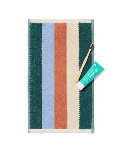 serviette de bain 2&egrave;me vie coton recycl&eacute; multi - 2000000383 - HEMA