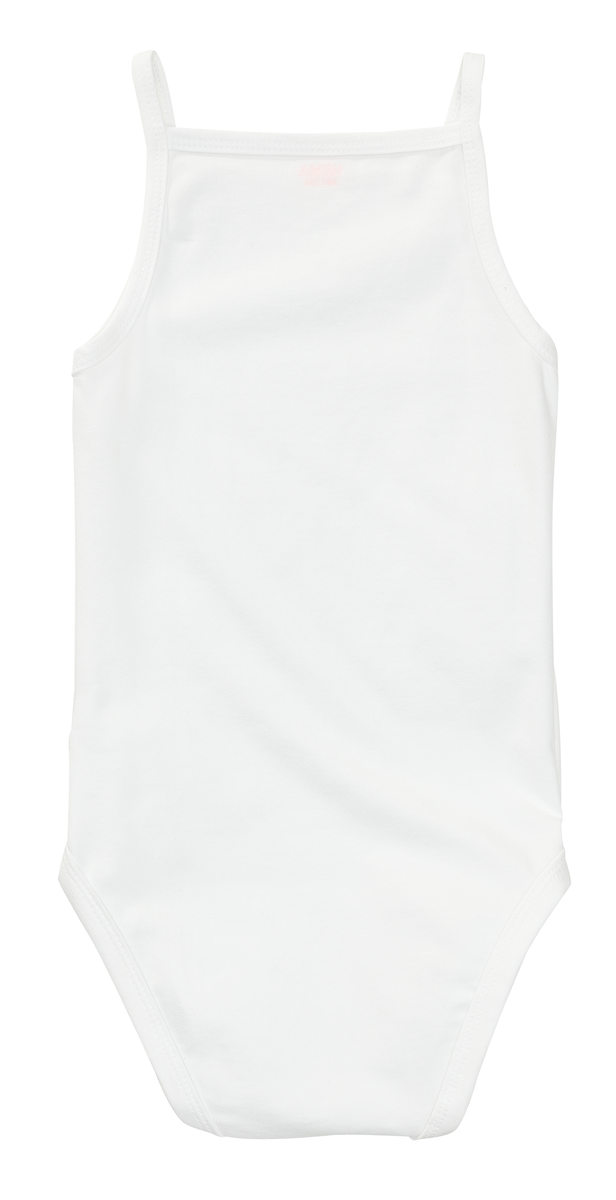 body – coton biologique stretch - 2 pièces blanc blanc - 1000005195 - HEMA