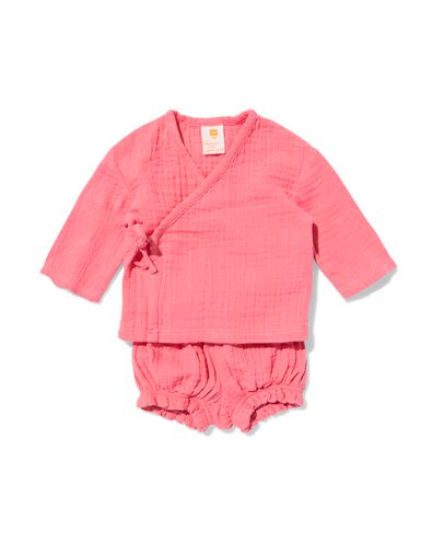 ensemble v&ecirc;tements nouveau-n&eacute; mousseline  rose rose - 33452920PINK - HEMA