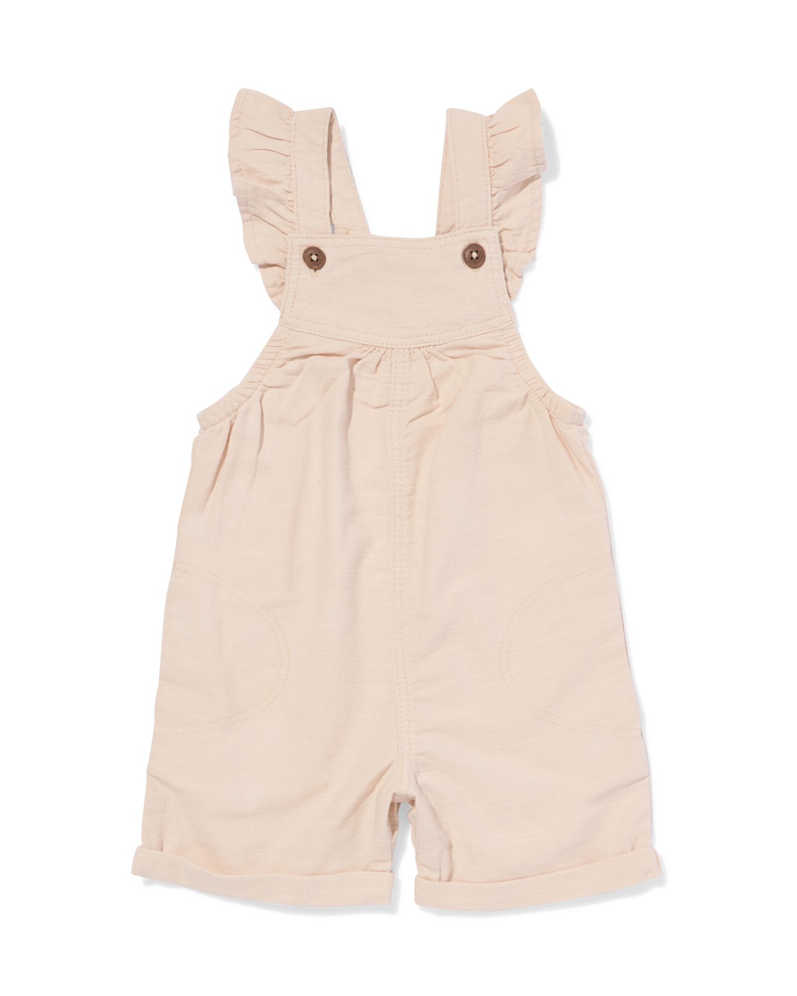 salopette &eacute;volutive b&eacute;b&eacute; citrons &eacute;cru - 33007470ECRU - HEMA