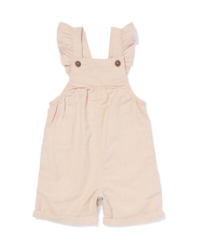 salopette &eacute;volutive b&eacute;b&eacute; citrons &eacute;cru - 33007470ECRU - HEMA